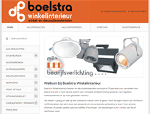 Tablet Screenshot of boelstra.nl